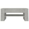 vidaXL Coffee Table Concrete Grey 102x55x45 cm Engineered Wood