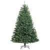 vidaXL Artificial Hinged Christmas Tree 300 LEDs 210 cm