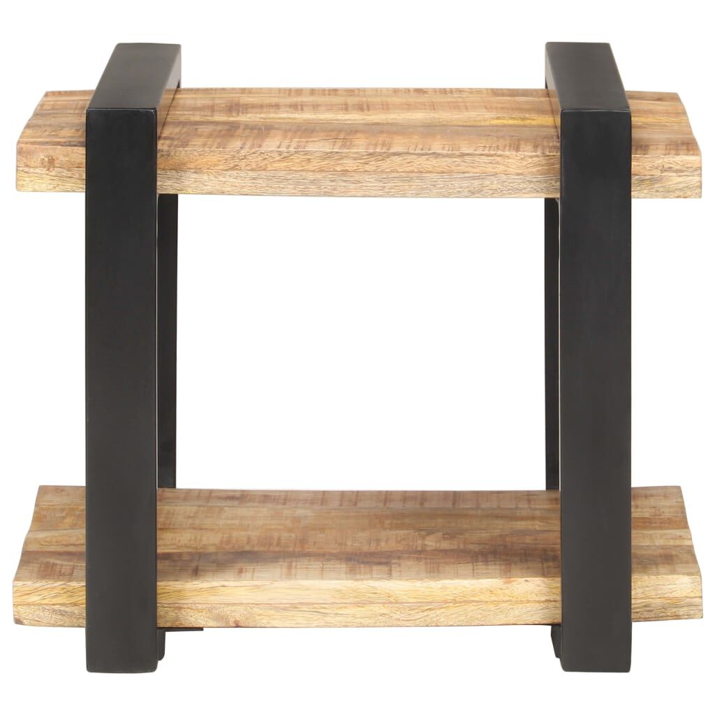 vidaXL Bedside Cabinet 50x40x40 cm Rough Mango Wood