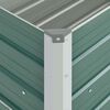 vidaXL Garden Raised Bed Galvanised Steel 100x40x45 cm Green