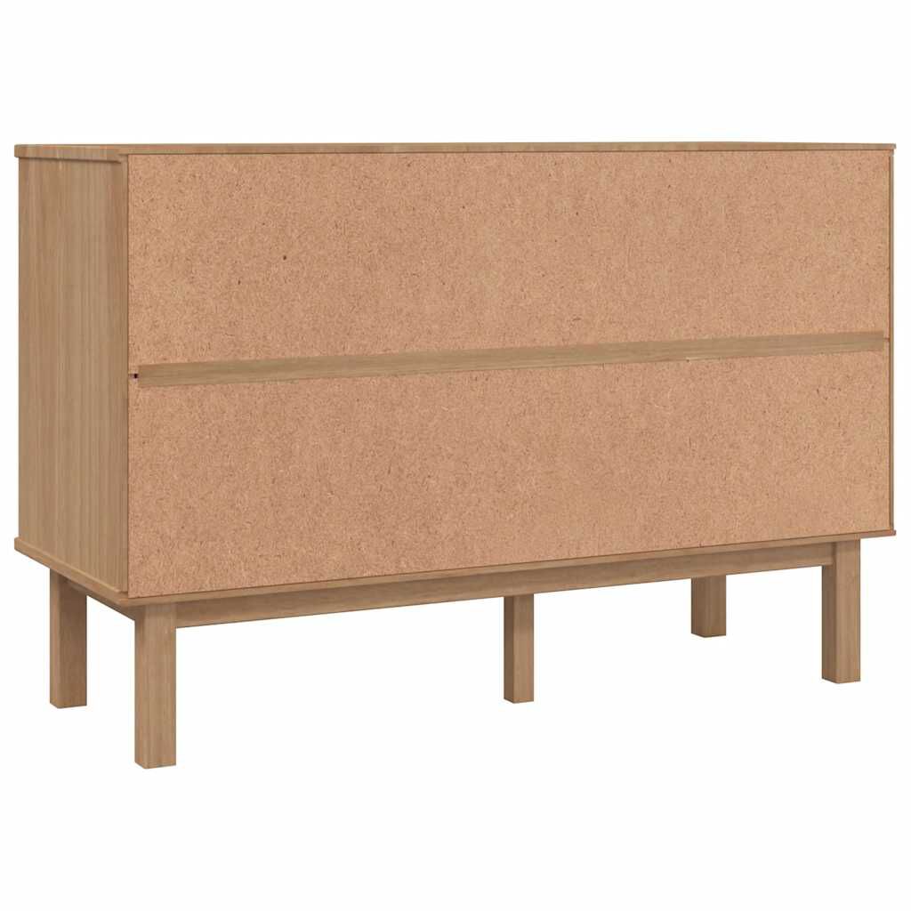 vidaXL Drawer Cabinet OTTA 111x43x73.5cm Solid Wood Pine