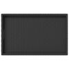 vidaXL Folding Tray Table Black 65x40x75 cm Poly Rattan