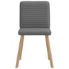 vidaXL Dining Chairs 2 pcs Dark Grey Fabric
