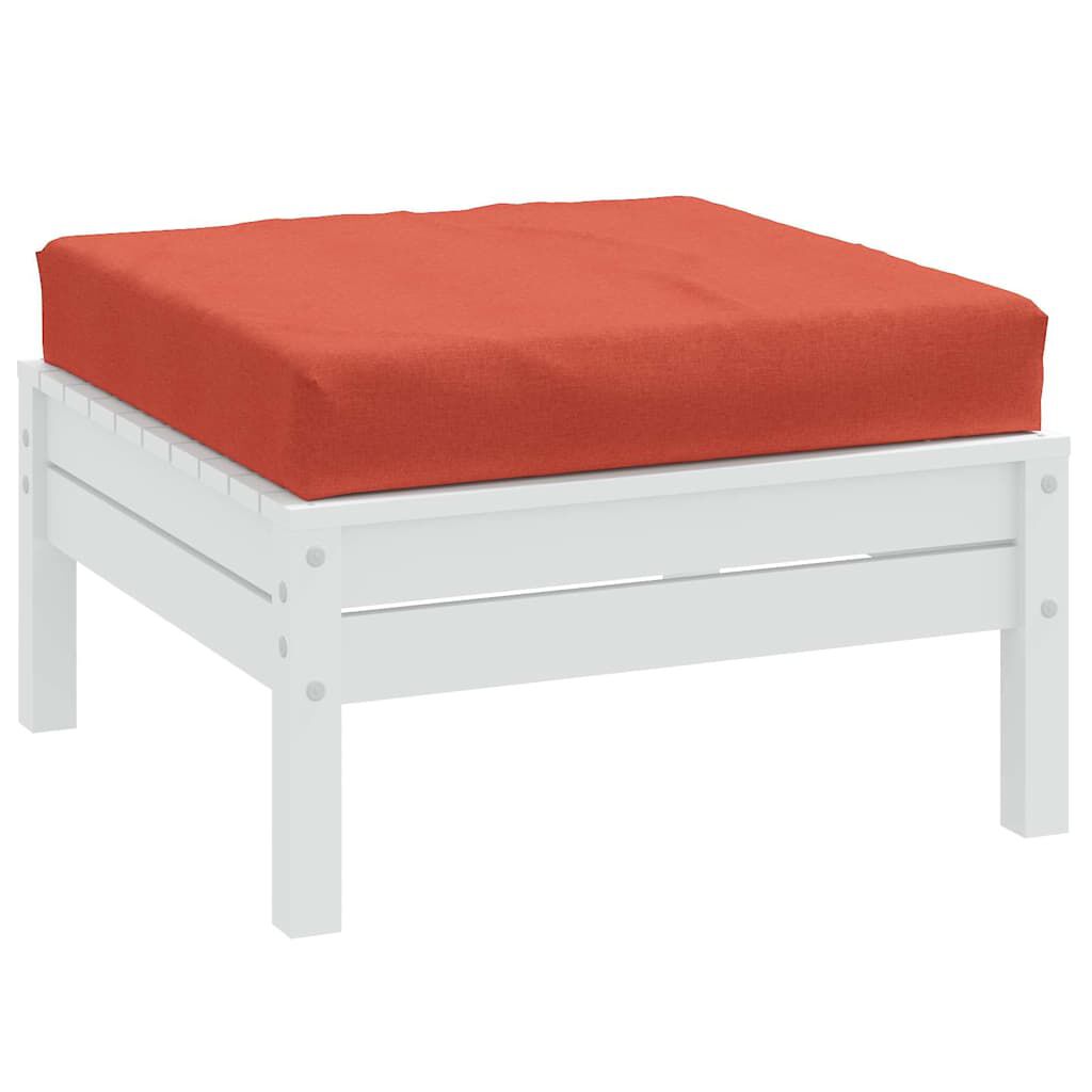 vidaXL Pallet Cushion Melange Red 60x60x9.5 cm Fabric