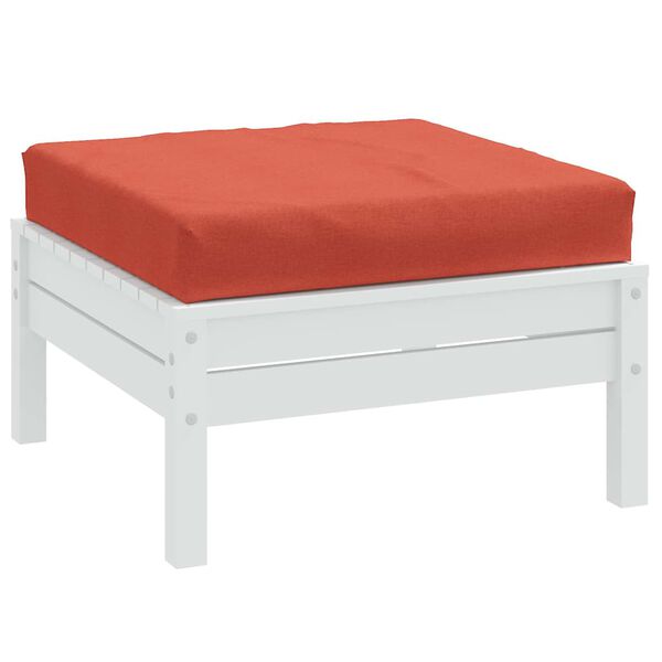 vidaXL Pallet Cushion Melange Red 60x60x9.5 cm Fabric