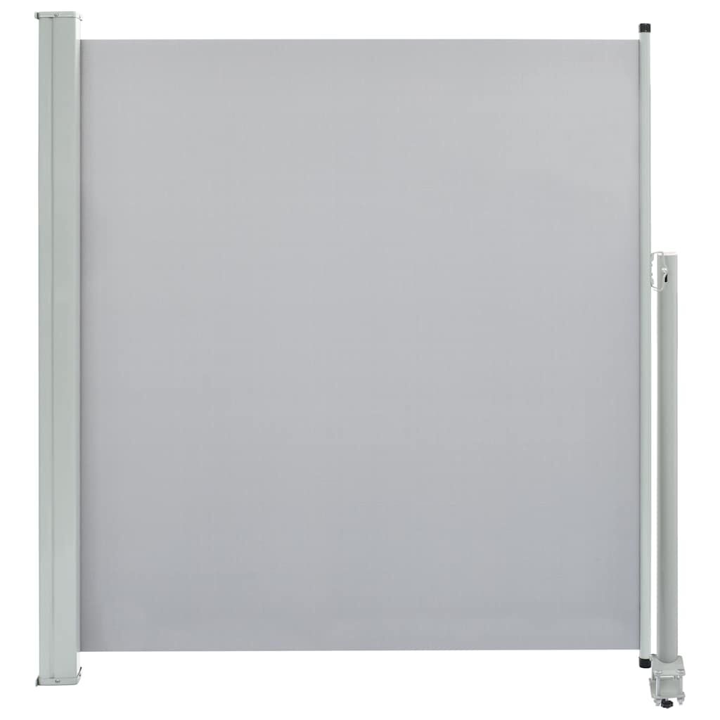 vidaXL Patio Retractable Side Awning 140 x 300 cm Grey