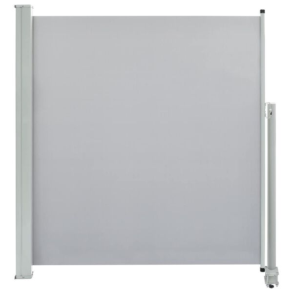 vidaXL Patio Retractable Side Awning 140 x 300 cm Grey
