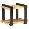 vidaXL Bedside Cabinet 50x40x40 cm Rough Mango Wood