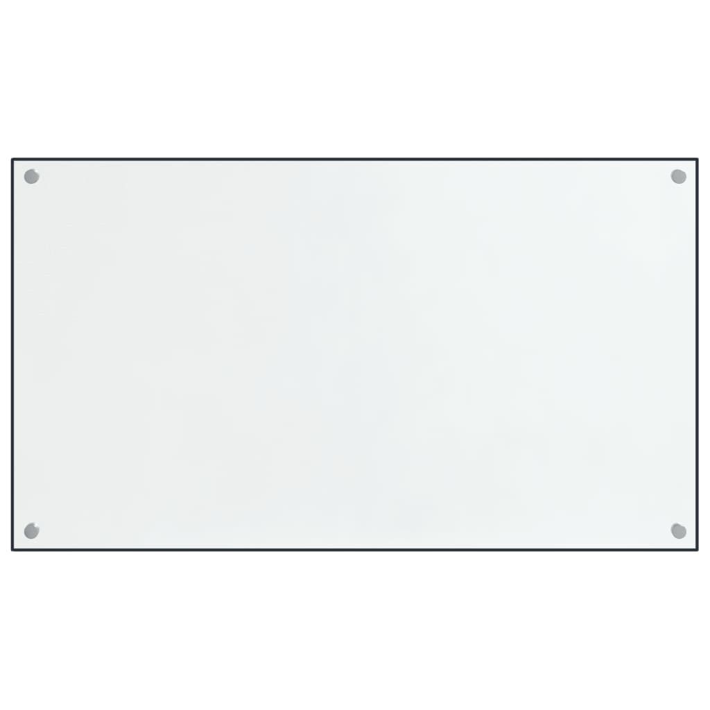 vidaXL Kitchen Backsplashes 2 pcs Transparent 70x40 cm Tempered Glass