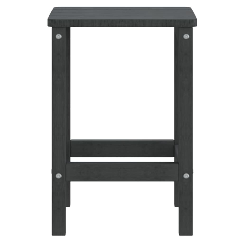 vidaXL Garden Adirondack Table Anthracite 38x38x46 cm HDPE