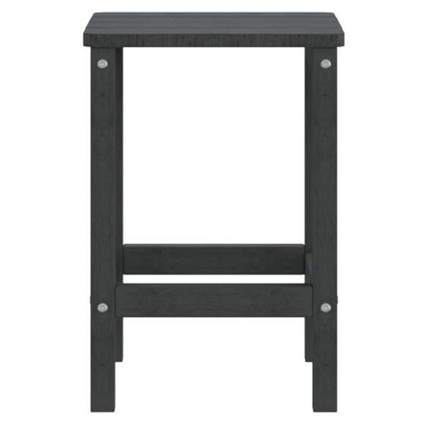 vidaXL Garden Adirondack Table Anthracite 38x38x46 cm HDPE