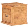 vidaXL Chest 40x40x40 cm Solid Acacia Wood