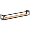 vidaXL Wall Shelves 2 pcs 120 cm Solid Acacia Wood