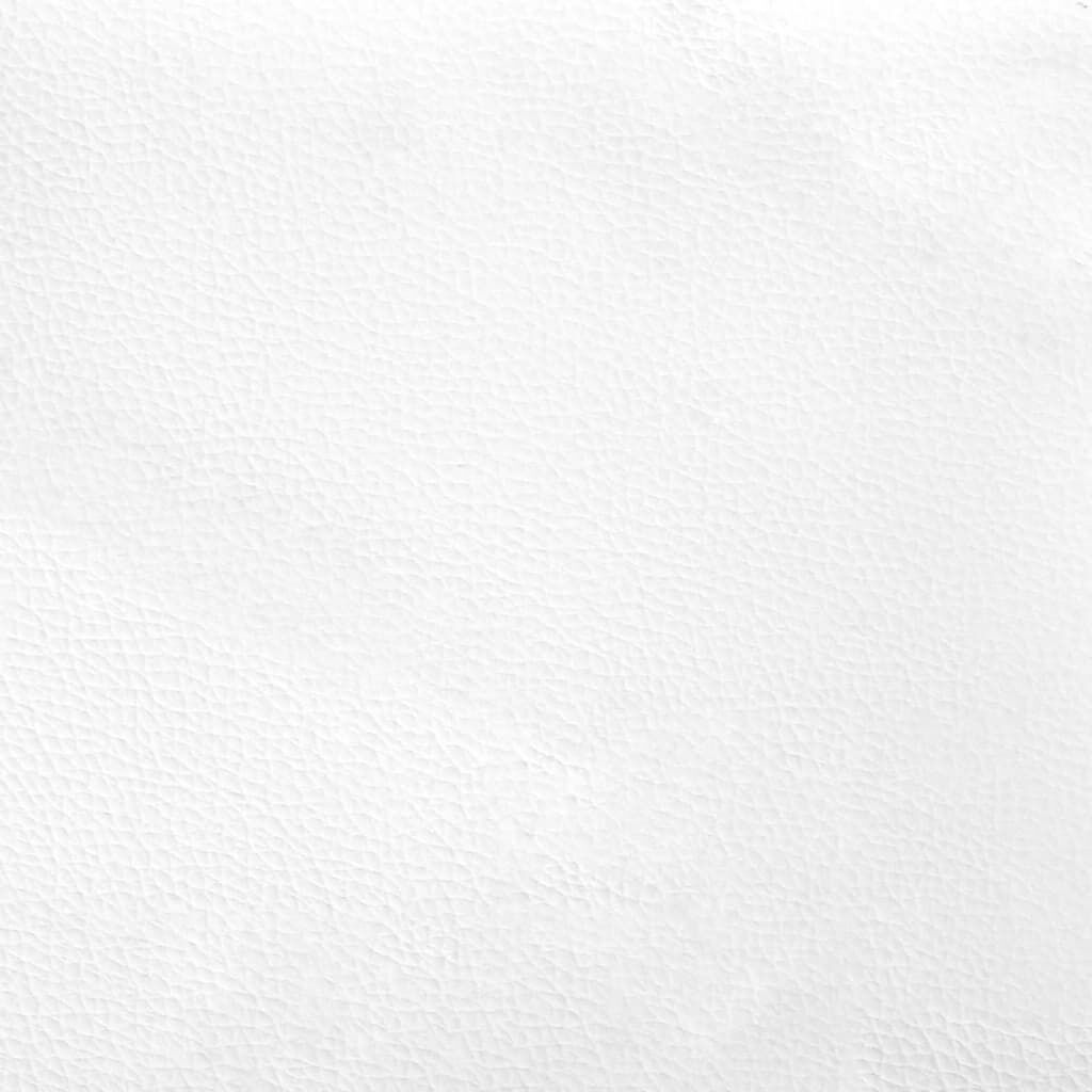vidaXL Headboard Cushion White and Black 152 cm Queen Faux Leather