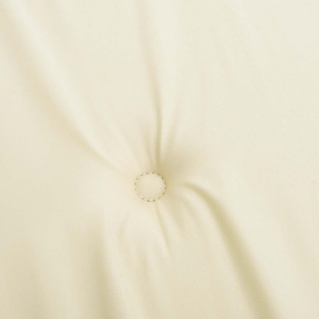 vidaXL Deck Chair Cushion Cream (75+105)x50x4 cm