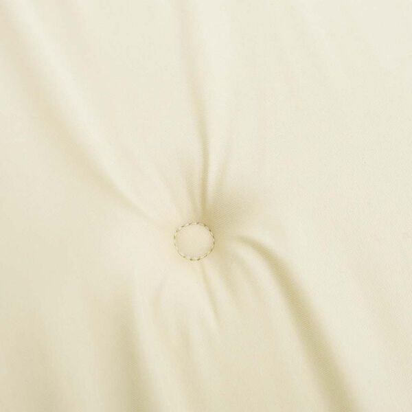 vidaXL Deck Chair Cushion Cream (75+105)x50x4 cm