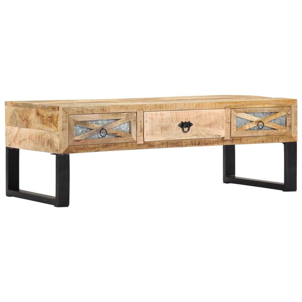 vidaXL Coffee Table 110x50x38 cm Solid Mango Wood