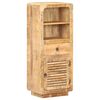 vidaXL Highboard 45x32x110 cm Rough Mango Wood