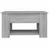 vidaXL Coffee Table Grey Sonoma 79x49x41 cm Engineered Wood