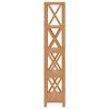 vidaXL 5-Tier Shelf 80x30x146 cm Solid Wood Oak
