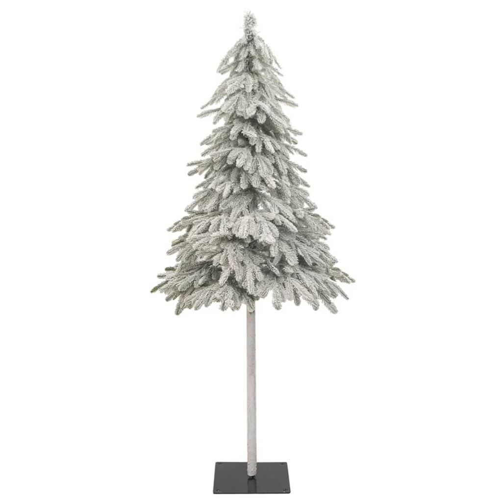 vidaXL Artificial Christmas Tree 300 LEDs & Flocked Snow 180 cm