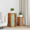 vidaXL Plant Stands 2 pcs Solid Reclaimed Wood
