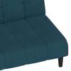 vidaXL 2-Seater Sofa Bed Blue Velvet
