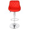 vidaXL Bar Stools 2 pcs Red Faux Leather