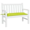 vidaXL Garden Bench Cushion Bright Green 110x50x7 cm Oxford Fabric