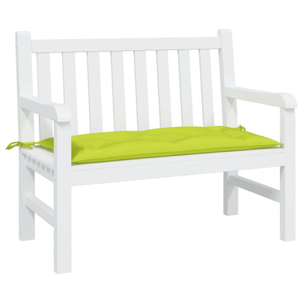 vidaXL Garden Bench Cushion Bright Green 110x50x7 cm Oxford Fabric