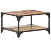 vidaXL Coffee Table 60x60x35 cm Solid Reclaimed Wood