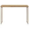 vidaXL Dining Table 115x55x76 cm Solid Mango Wood and Steel