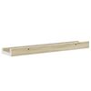 vidaXL Wall Shelves 4 pcs White and Sonoma Oak 40x9x3 cm