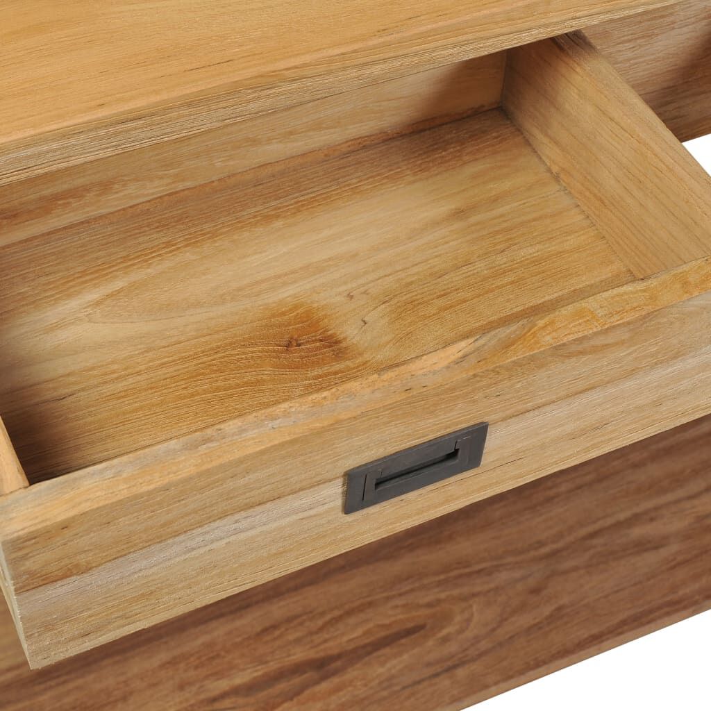 vidaXL Console Table Solid Teak 120x30x80 cm