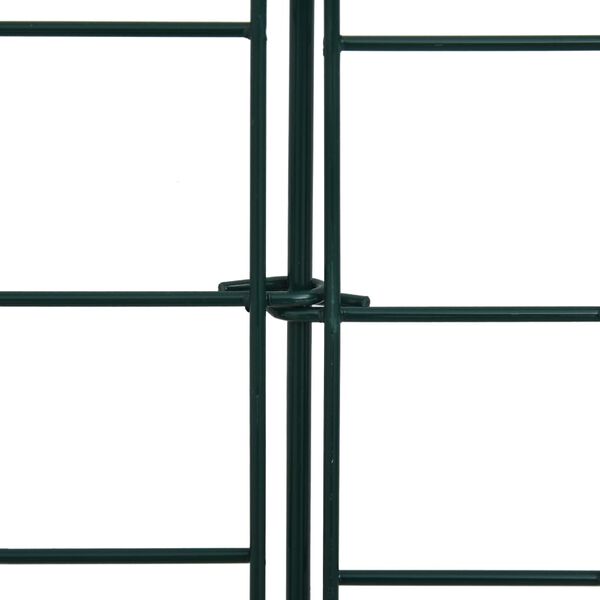vidaXL Arched Garden Fence Set 77.5x78.5 cm Green