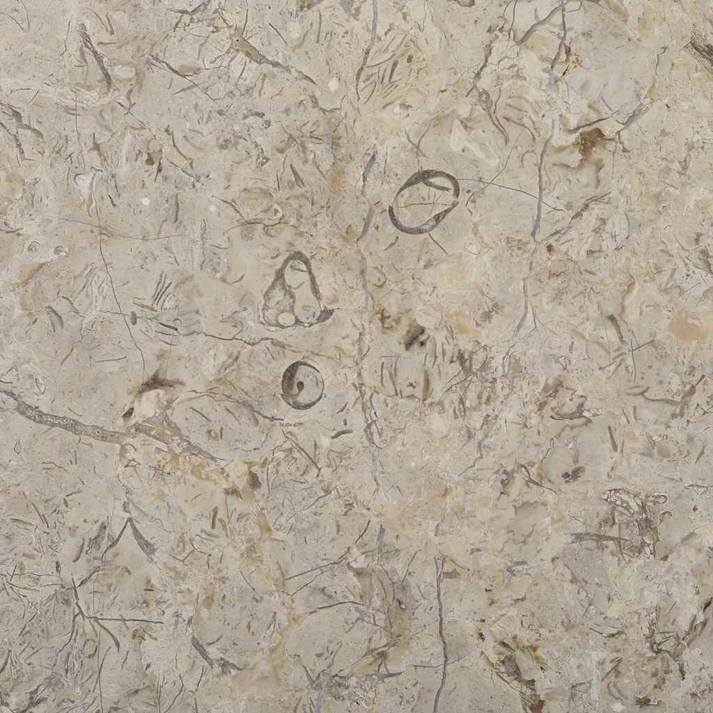 vidaXL Table Top Grey Ø50x2.5 cm Marble