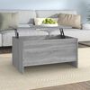 vidaXL Coffee Table Grey Sonoma 80x55.5x41.5 cm Engineered Wood