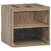 vidaXL Wall-mounted Bathroom Cabinet 46x25.5x40 cm Solid Wood Teak