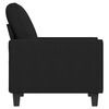 vidaXL Sofa Chair Black 60 cm Fabric