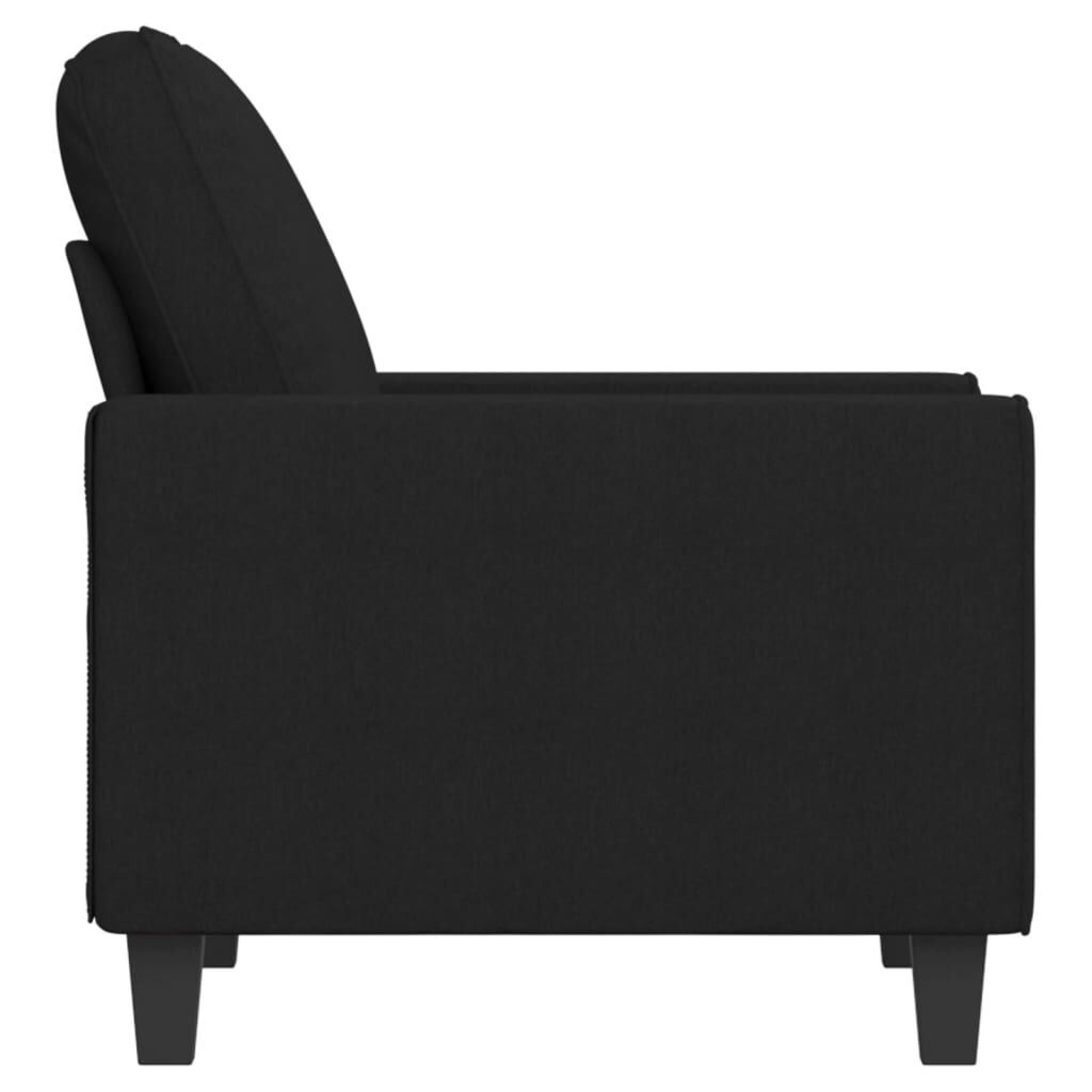 vidaXL Sofa Chair Black 60 cm Fabric