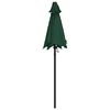vidaXL Garden Parasol Green 200x224 cm Aluminium