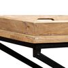 vidaXL Console Table Solid Mango Wood 130x40x80 cm