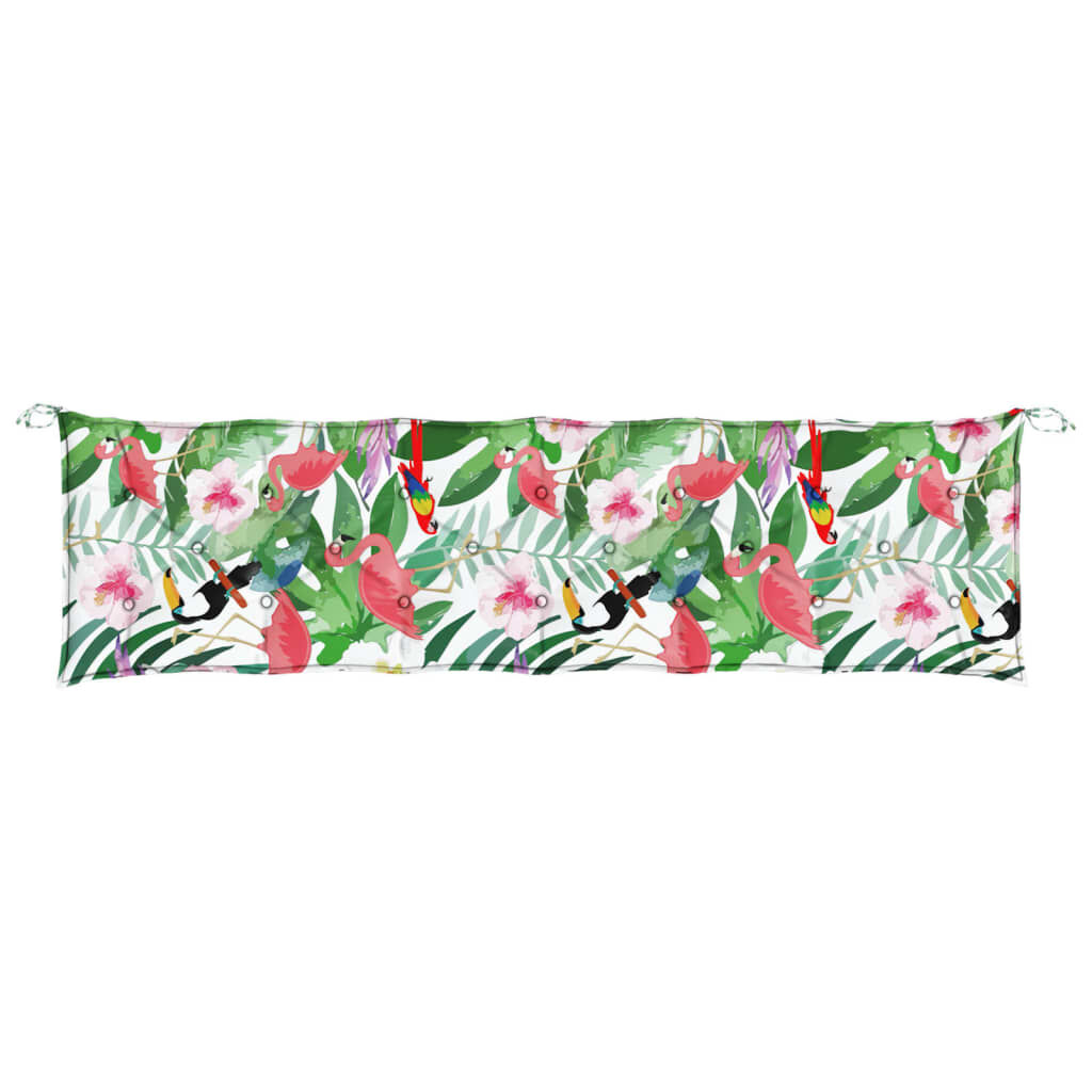 vidaXL Garden Bench Cushion Multicolour 200x50x7 cm Fabric