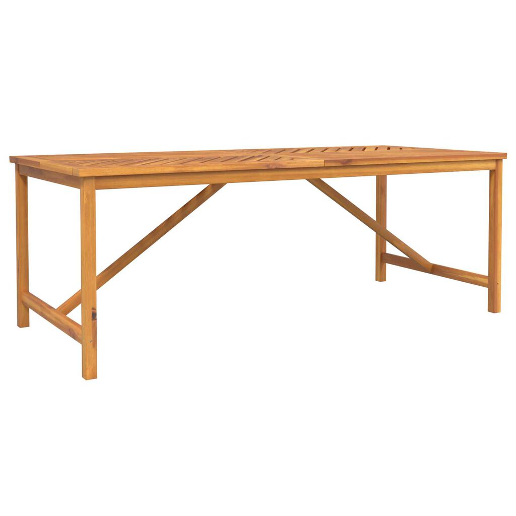vidaXL 7 Piece Garden Dining Set Solid Wood Acacia