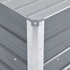 vidaXL Garden Raised Bed Galvanised Steel 100x40x45 cm Grey
