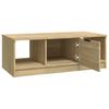 vidaXL Coffee Table Sonoma Oak 102x50x36 cm Engineered Wood