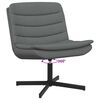 vidaXL Swivel Chair Dark Grey 63 x 75 x 76 cm Fabric