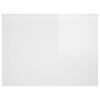 vidaXL Coffee Table High Gloss White 80x55.5x41.5 cm Engineered Wood
