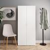 vidaXL Shoe Cabinet White 80x35.5x180 cm Engineered Wood