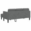 vidaXL Sofa Set 2 pcs Dark grey 173 x 131 x 67 cm Fabric